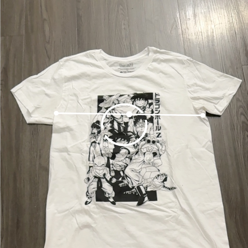 Bundle Lot of 2 Anime Dragon Ball Z Graphic Shirts Size Large - Picture 6 of 12